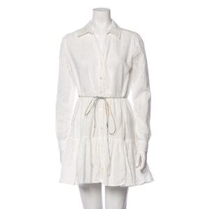 Veronica Beard white long sleeve dress